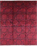 Full Pile Overdyed Handmade Wool Area Rug - 8' 2" X 9' 10" - Golden Nile