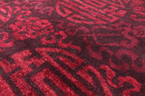 Full Pile Overdyed Handmade Wool Area Rug - 8' 2" X 9' 10" - Golden Nile