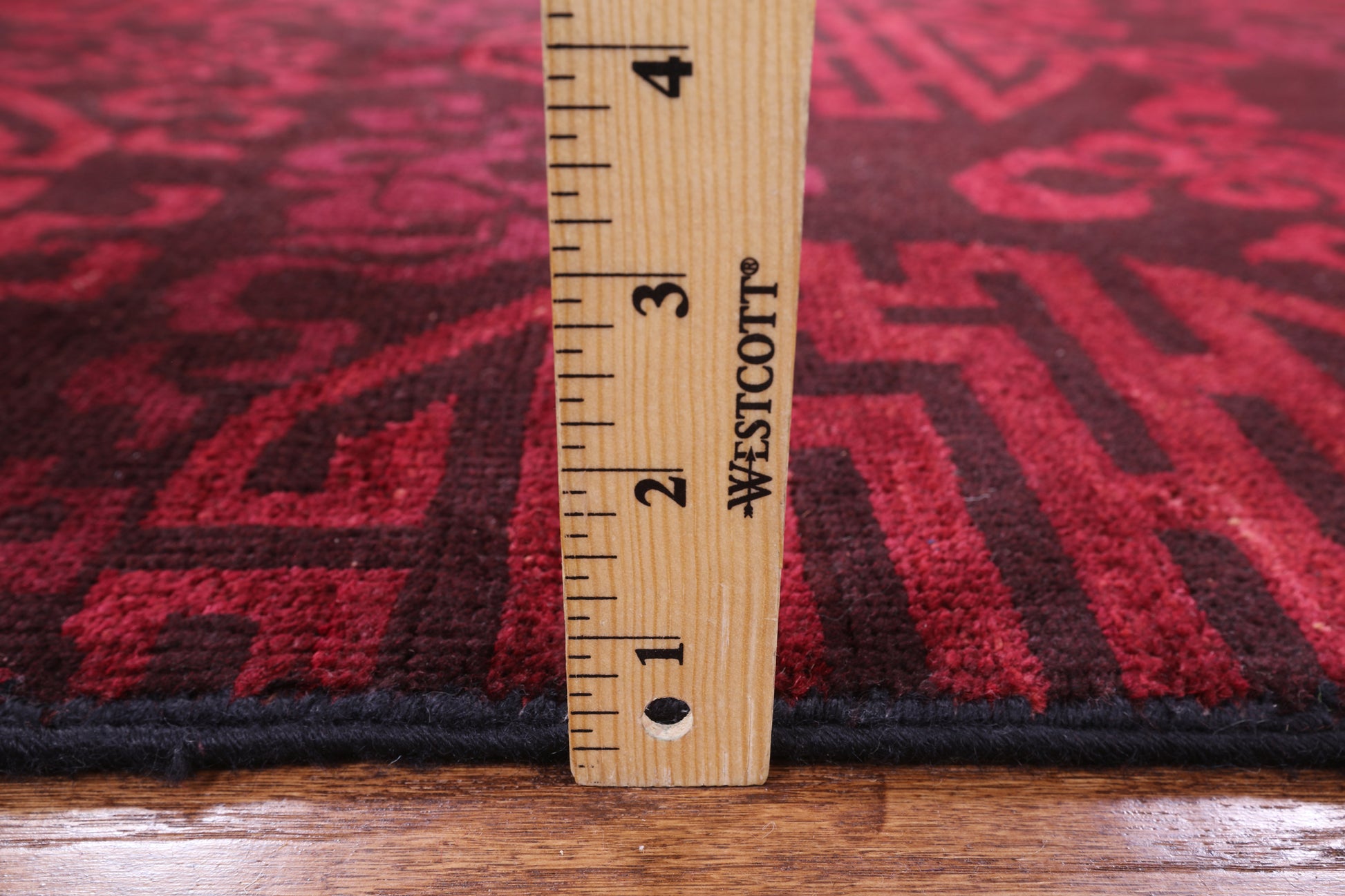 Full Pile Overdyed Handmade Wool Area Rug - 8' 2" X 9' 10" - Golden Nile