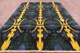 Ikat Handmade Wool Area Rug - 7' 10" X 10' 1" - Golden Nile