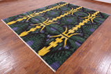 Ikat Handmade Wool Area Rug - 7' 10" X 10' 1" - Golden Nile