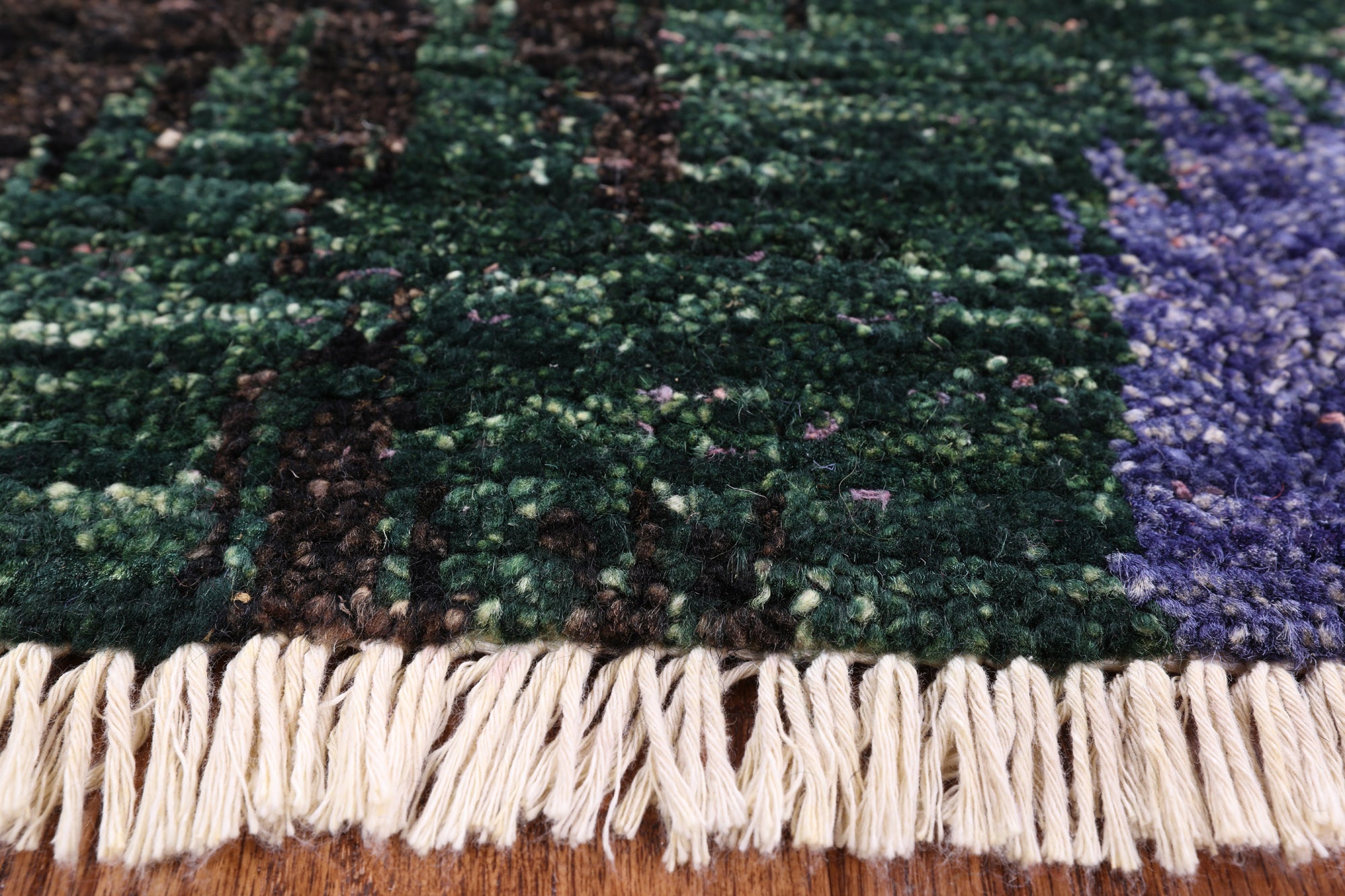 Ikat Handmade Wool Area Rug - 7' 10" X 10' 1" - Golden Nile