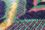 Ikat Handmade Wool Area Rug - 5' 3" X 8' 5" - Golden Nile