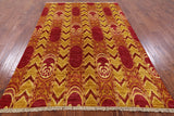 Ikat Handmade Area Rug - 5' 10" X 9' 1" - Golden Nile