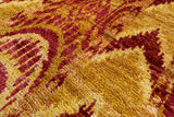 Ikat Handmade Area Rug - 5' 10" X 9' 1" - Golden Nile