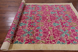Ivory William Morris Handmade Wool Area Rug - 6' 1" X 8' 10" - Golden Nile