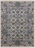 William Morris Hand Knotted Wool Area Rug - 4' 4" X 5' 10" - Golden Nile