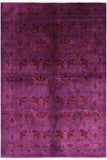 Full Pile Wool Overdyed Handmade Rug - 6' 1" X 8' 10" - Golden Nile