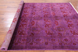 Full Pile Wool Overdyed Handmade Rug - 6' 1" X 8' 10" - Golden Nile