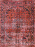 8 X 10 Overdyed Hand Knotted Oriental Rug - Golden Nile