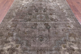 Persian Overdyed Hand Knotted Wool Area Rug - 6' 10" X 10' 9" - Golden Nile