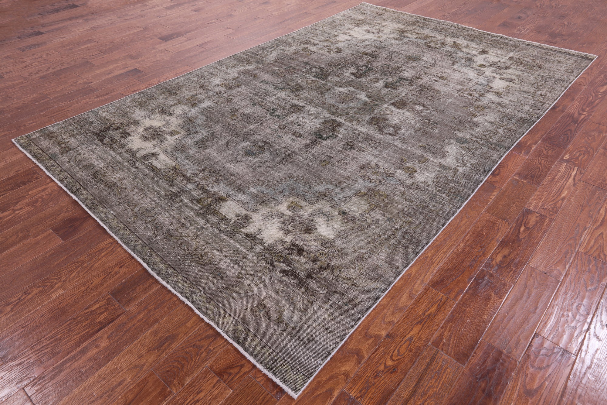 Persian Overdyed Hand Knotted Wool Area Rug - 6' 10" X 10' 9" - Golden Nile