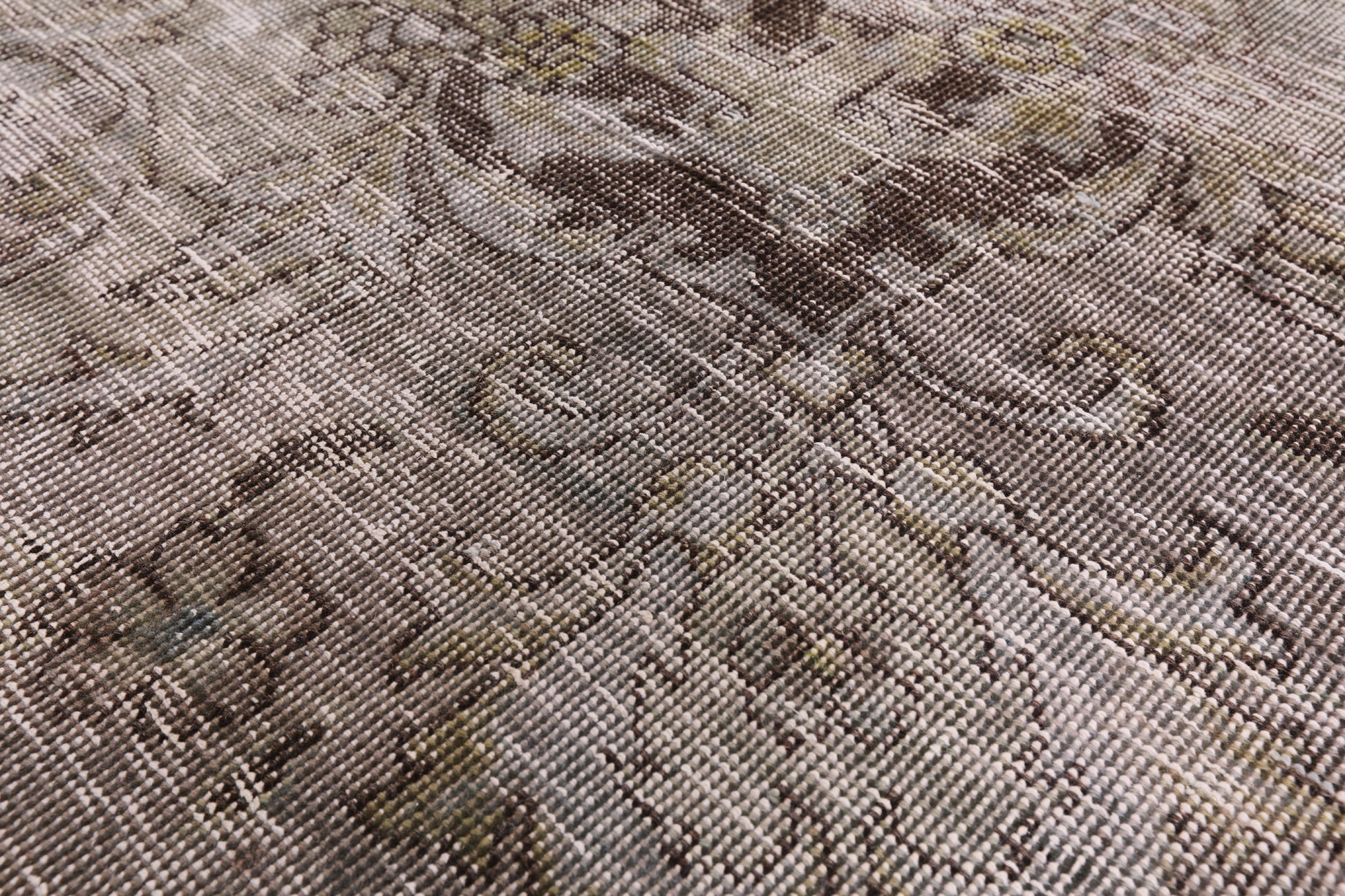 Persian Overdyed Hand Knotted Wool Area Rug - 6' 10" X 10' 9" - Golden Nile