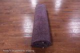 Purple Persian Overdyed Hand Knotted Wool Rug - 9' 7" X 12' 9" - Golden Nile