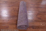 Purple Persian Overdyed Handmade Wool Rug - 9' 1" X 12' 9" - Golden Nile