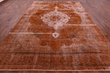 Persian Overdyed Hand Knotted Wool Rug - 9' 5" X 12' 8" - Golden Nile