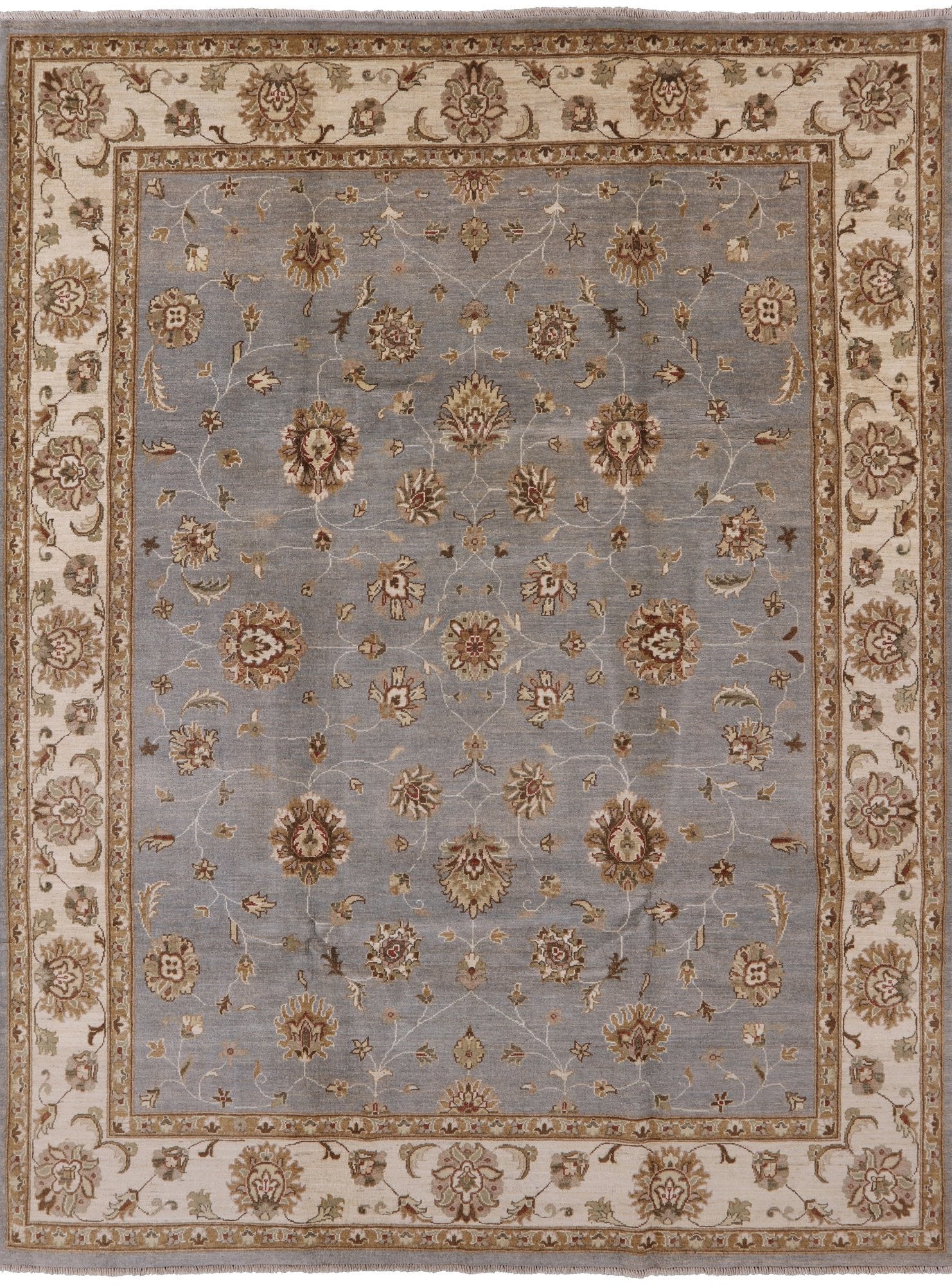 Peshawar Handmade Wool Rug - 8' 1" X 10' 4" - Golden Nile
