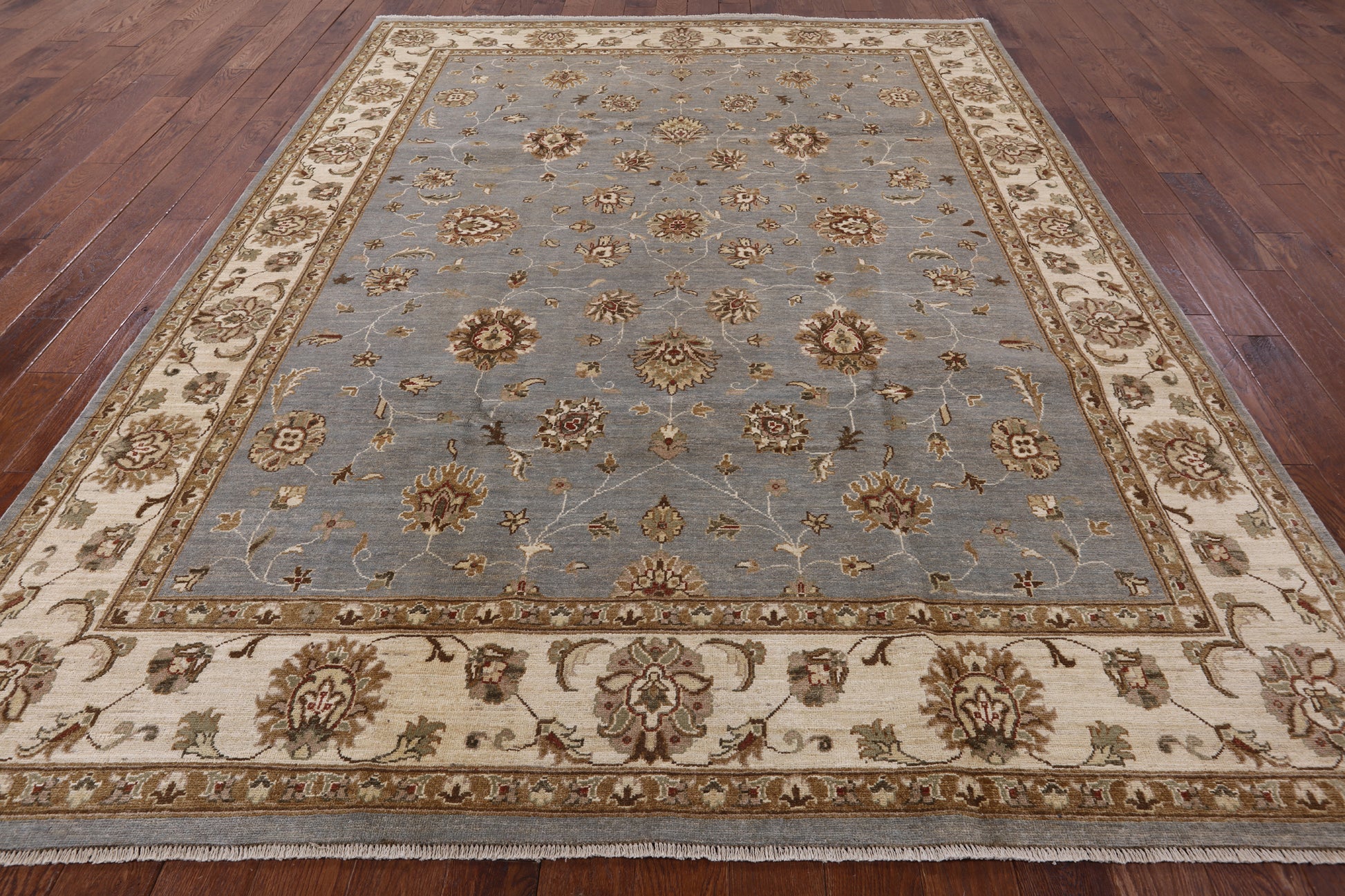 Peshawar Handmade Wool Rug - 8' 1" X 10' 4" - Golden Nile