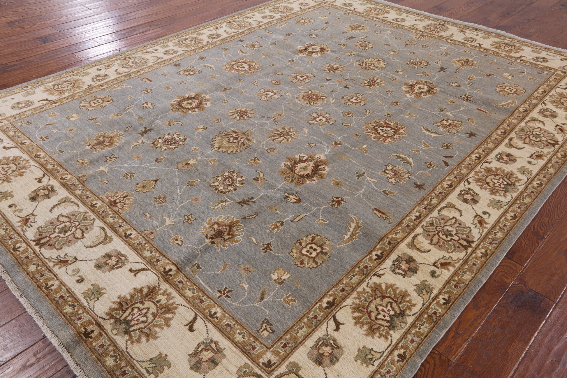 Peshawar Handmade Wool Rug - 8' 1" X 10' 4" - Golden Nile