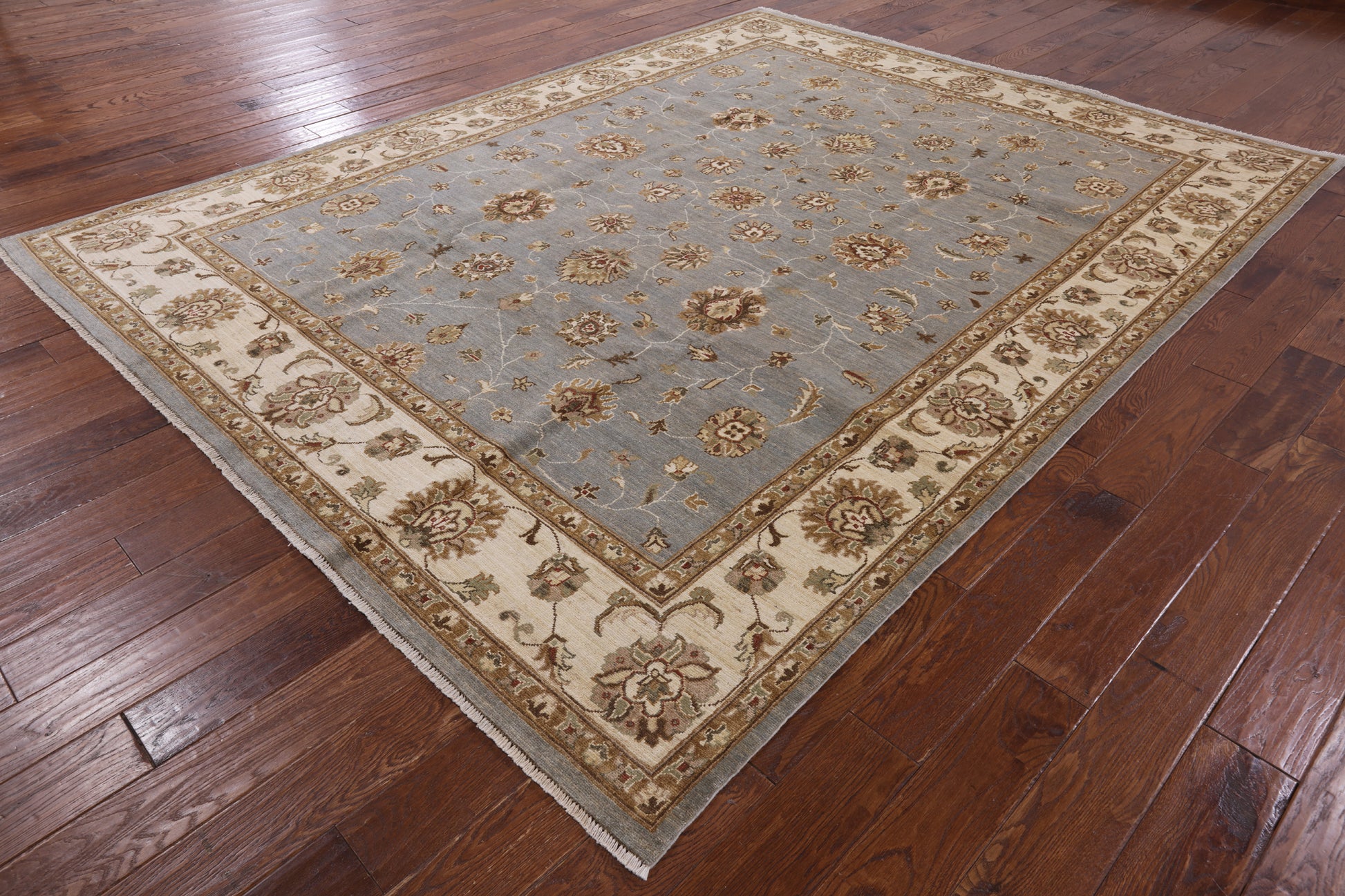 Peshawar Handmade Wool Rug - 8' 1" X 10' 4" - Golden Nile
