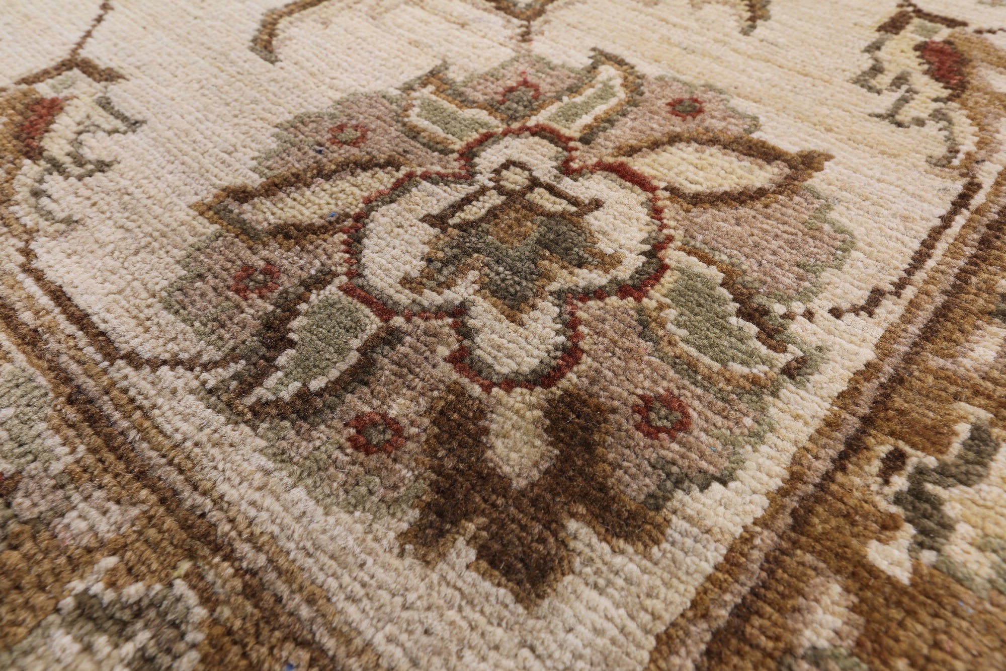 Peshawar Handmade Wool Rug - 8' 1" X 10' 4" - Golden Nile