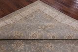 Grey Peshawar Hand Knotted Wool Rug - 8' 3" X 10' 2" - Golden Nile