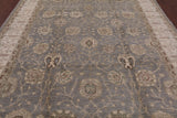Grey Peshawar Hand Knotted Wool Rug - 8' 3" X 10' 2" - Golden Nile