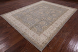 Grey Peshawar Hand Knotted Wool Rug - 8' 3" X 10' 2" - Golden Nile