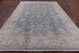 Peshawar Handmade Wool Rug - 9' 0" X 12' 2" - Golden Nile