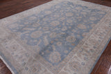 Peshawar Handmade Wool Rug - 9' 0" X 12' 2" - Golden Nile