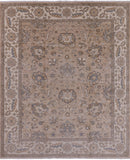 Peshawar Hand Knotted Wool Rug - 8' 0" X 9' 7" - Golden Nile