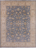 Peshawar Handmade Wool Rug - 9' 0" X 11' 9" - Golden Nile