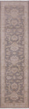 Grey Peshawar Hand Knotted Wool Runner Rug - 2' 8" X 9' 10" - Golden Nile