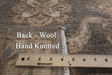 Grey Peshawar Hand Knotted Wool Runner Rug - 2' 8" X 10' 1" - Golden Nile