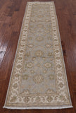 Grey Peshawar Hand Knotted Wool Runner Rug - 2' 7" X 9' 7" - Golden Nile