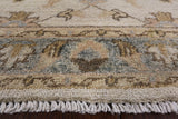 Ivory Peshawar Handmade Wool Runner Rug - 2' 7" X 9' 10" - Golden Nile
