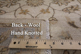 Ivory Peshawar Handmade Wool Runner Rug - 2' 7" X 9' 10" - Golden Nile