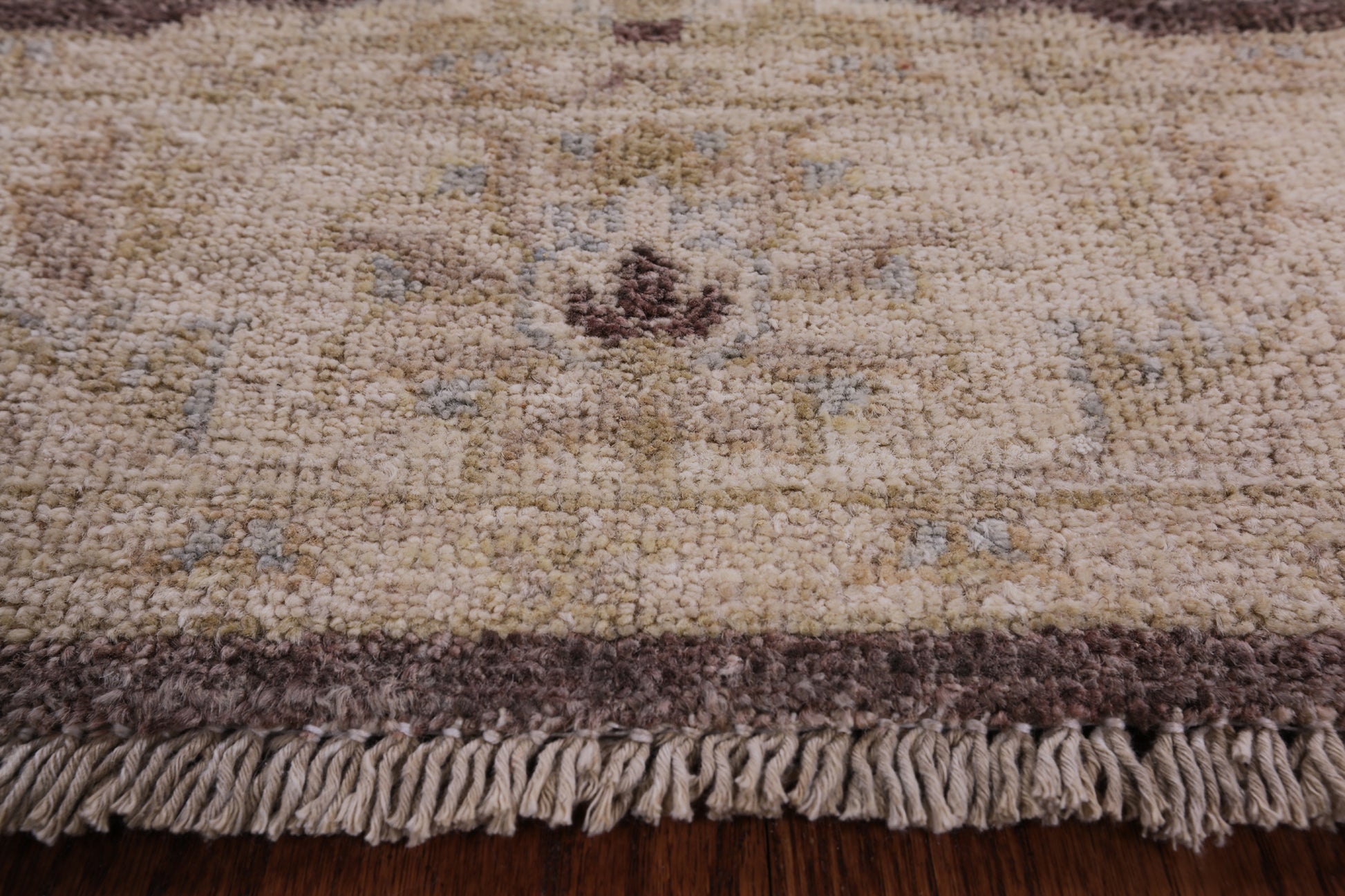 Brown Peshawar Hand Knotted Runner Rug - 2' 9" X 9' 7" - Golden Nile