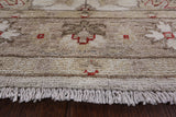 Ivory Peshawar Handmade Wool Runner Rug - 2' 6" X 9' 6" - Golden Nile