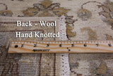 Ivory Peshawar Handmade Wool Runner Rug - 2' 7" X 9' 8" - Golden Nile