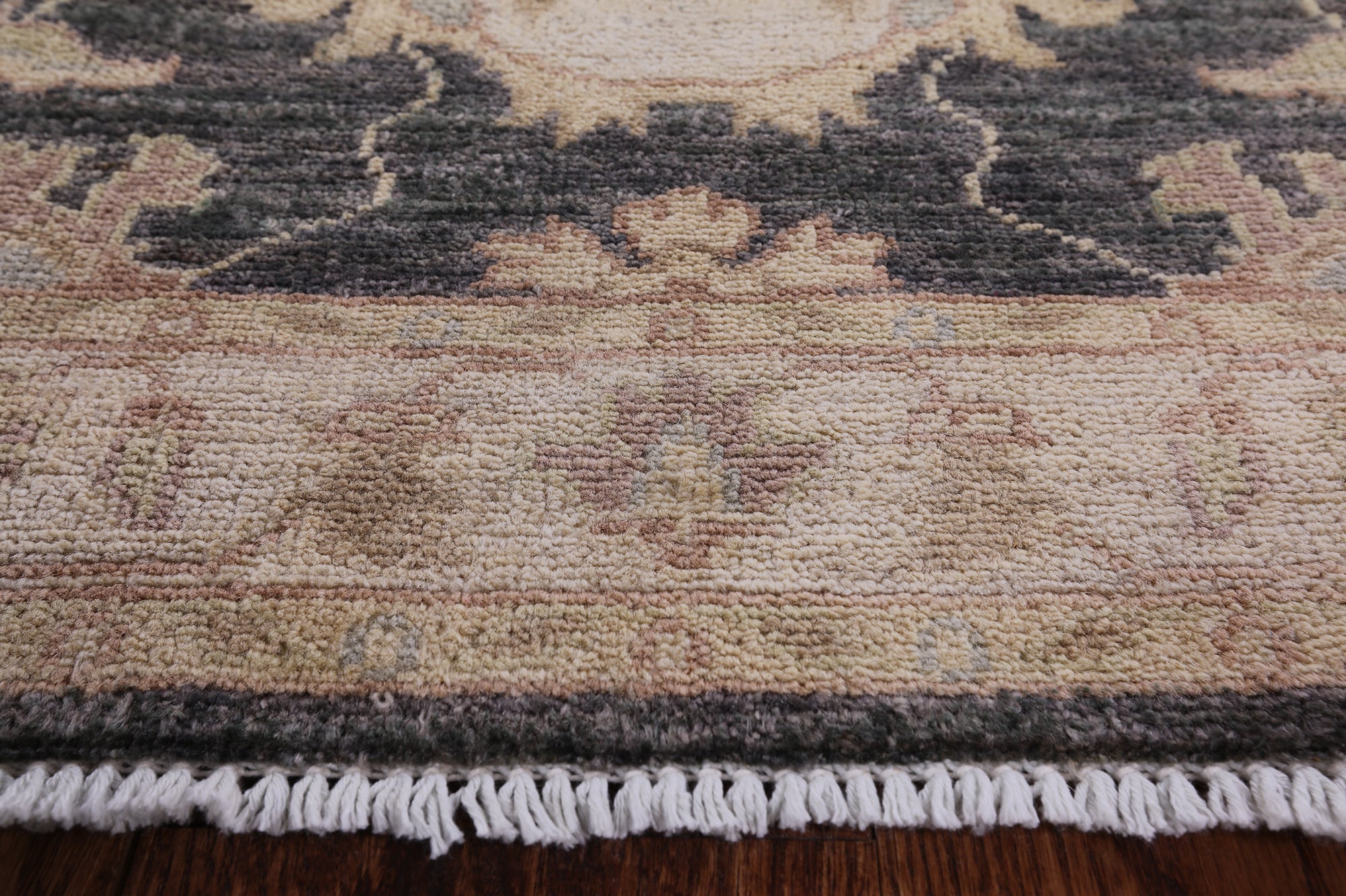 Grey Peshawar Handmade Wool Runner Rug - 2' 8" X 9' 9" - Golden Nile