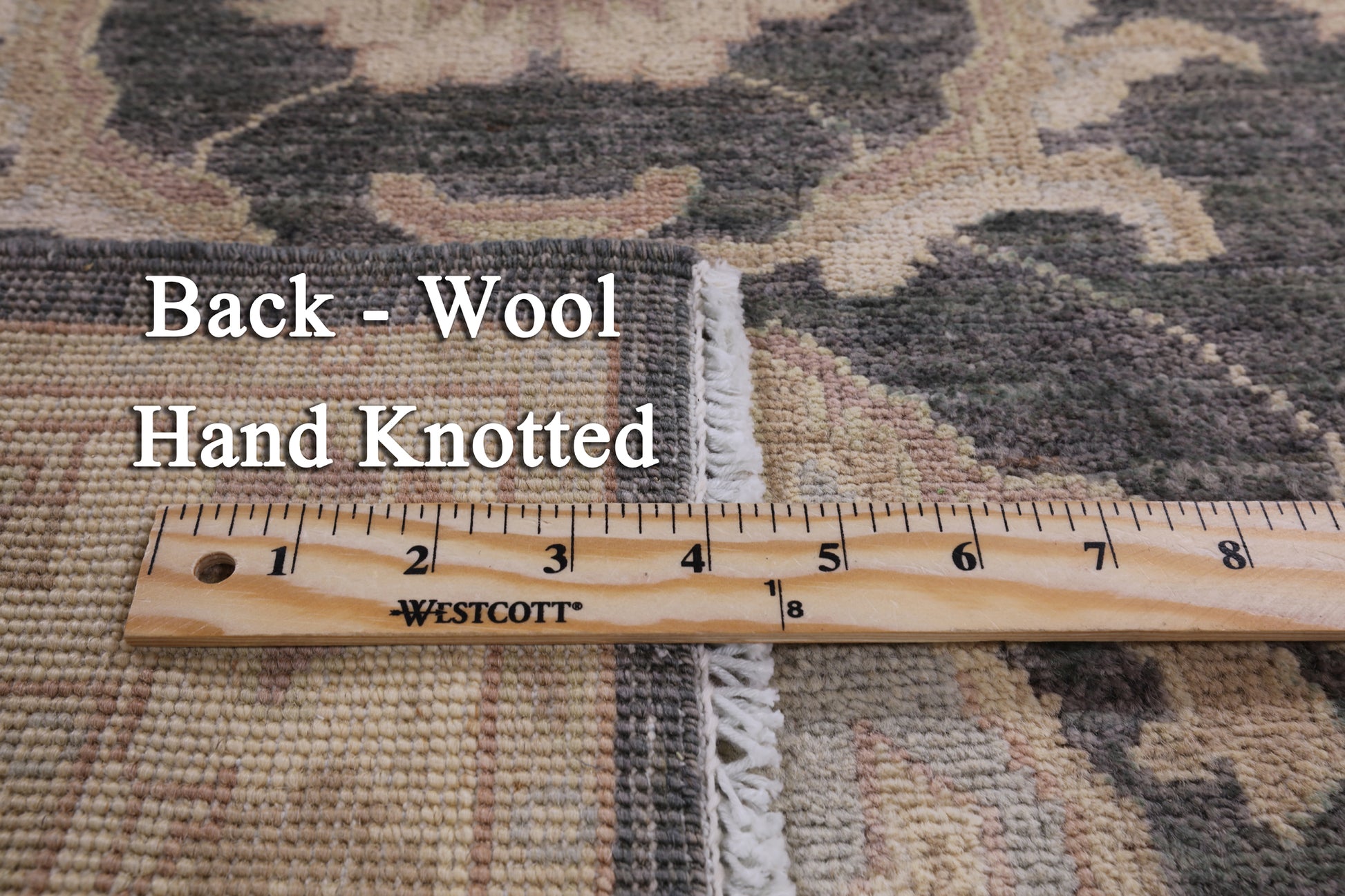 Grey Peshawar Handmade Wool Runner Rug - 2' 8" X 9' 9" - Golden Nile