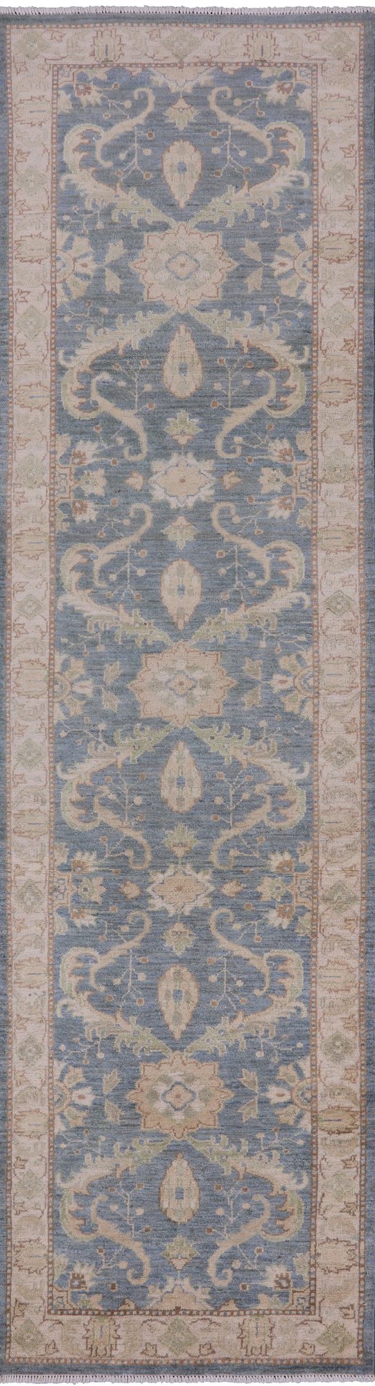 Peshawar Hand Knotted Runner Rug - 2' 8" X 9' 8" - Golden Nile