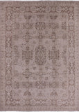 Ivory Peshawar Handmade Wool Area Rug - 8' 10" X 12' 4" - Golden Nile