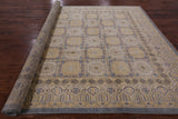 Peshawar Handmade Wool Rug - 9' 1" X 11' 9" - Golden Nile