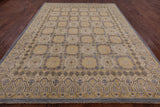 Peshawar Handmade Wool Rug - 9' 1" X 11' 9" - Golden Nile