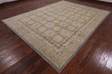 Peshawar Handmade Wool Rug - 9' 1" X 11' 9" - Golden Nile