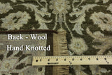 3 X 6 Oushak Handmade Wool Rug - Golden Nile
