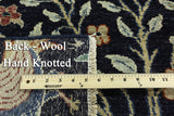 Wool Oriental Blue Modern Rug 5 X 7 - Golden Nile