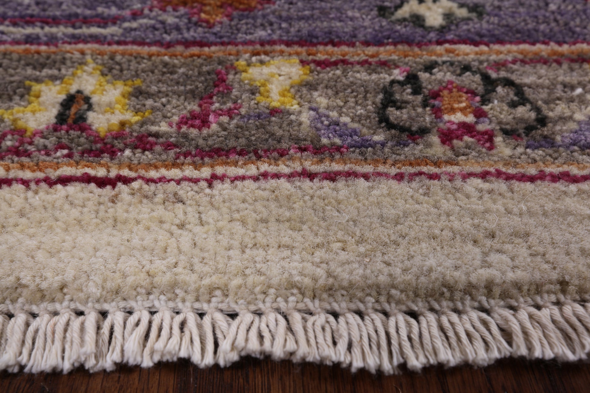 Ivory Fine Serapi Handmade Rug - 8' 2" X 10' 2" - Golden Nile